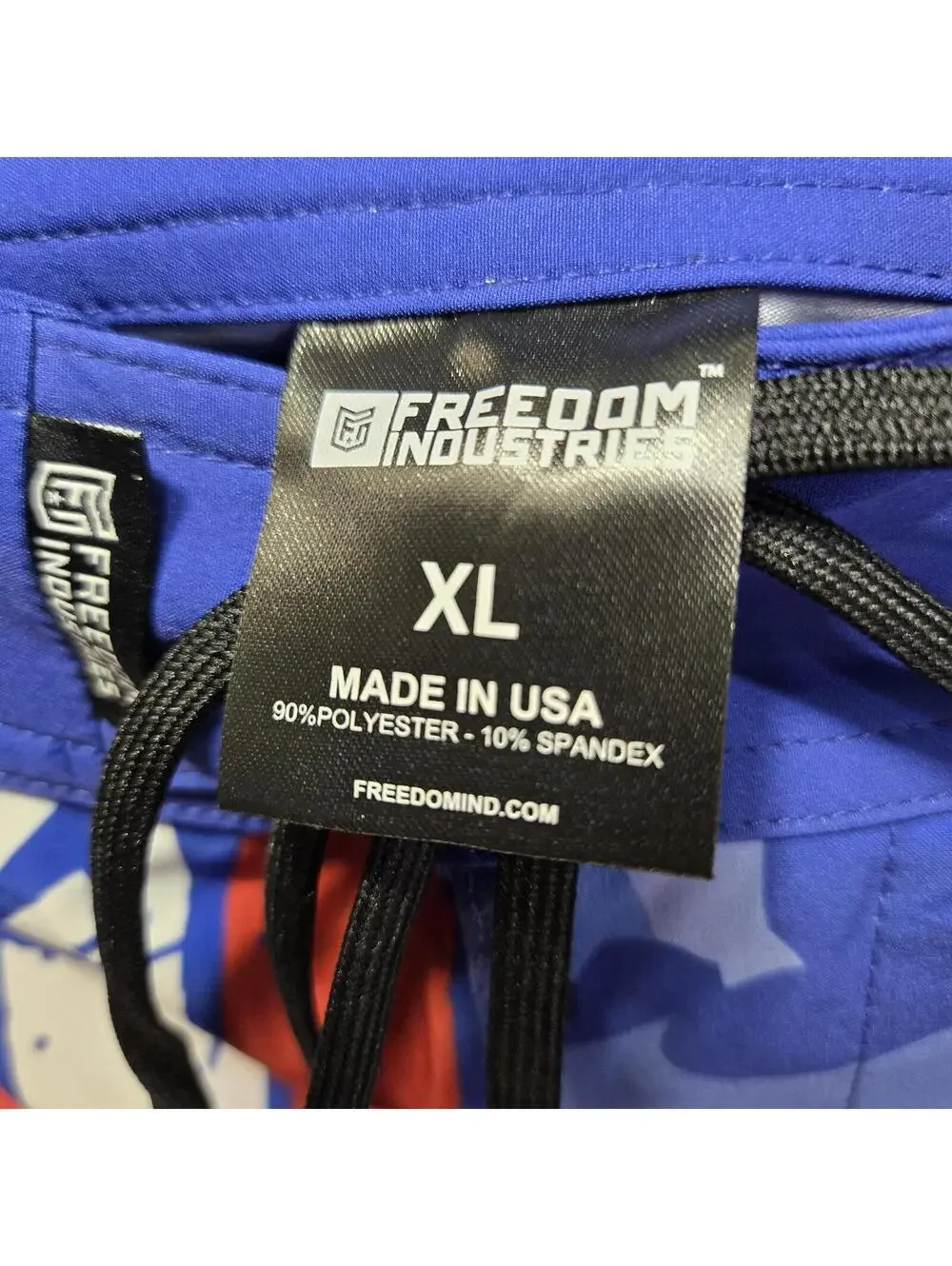 Freedom Industries USA Flag Camo Board Shorts XL - 250th Anniversary July 4th